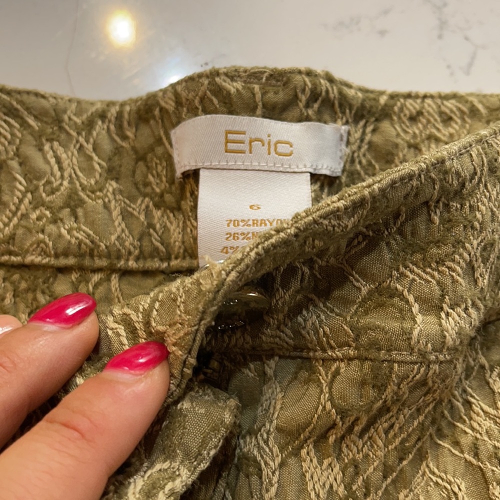 Stretchy - Gold - Lace - Pants - Picture 2 of 3